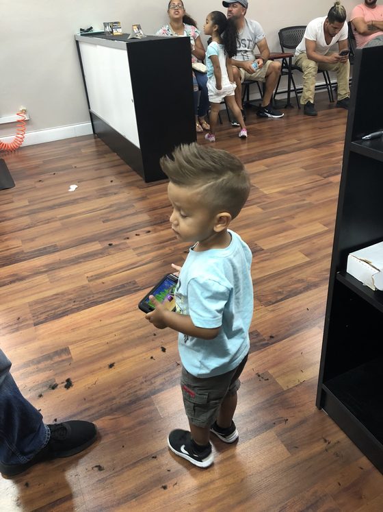 Fresh fade haircut at Yovany Barbershop in Cape Coral