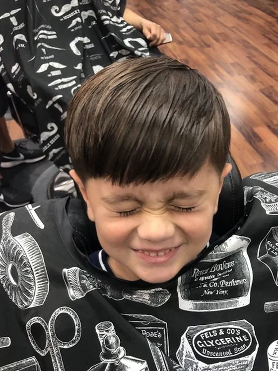Kids haircut at Yovany Barbershop in Cape Coral, FL